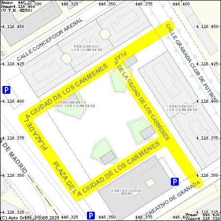 PLAZA DE LA CIUDAD DE LOS CARMENES